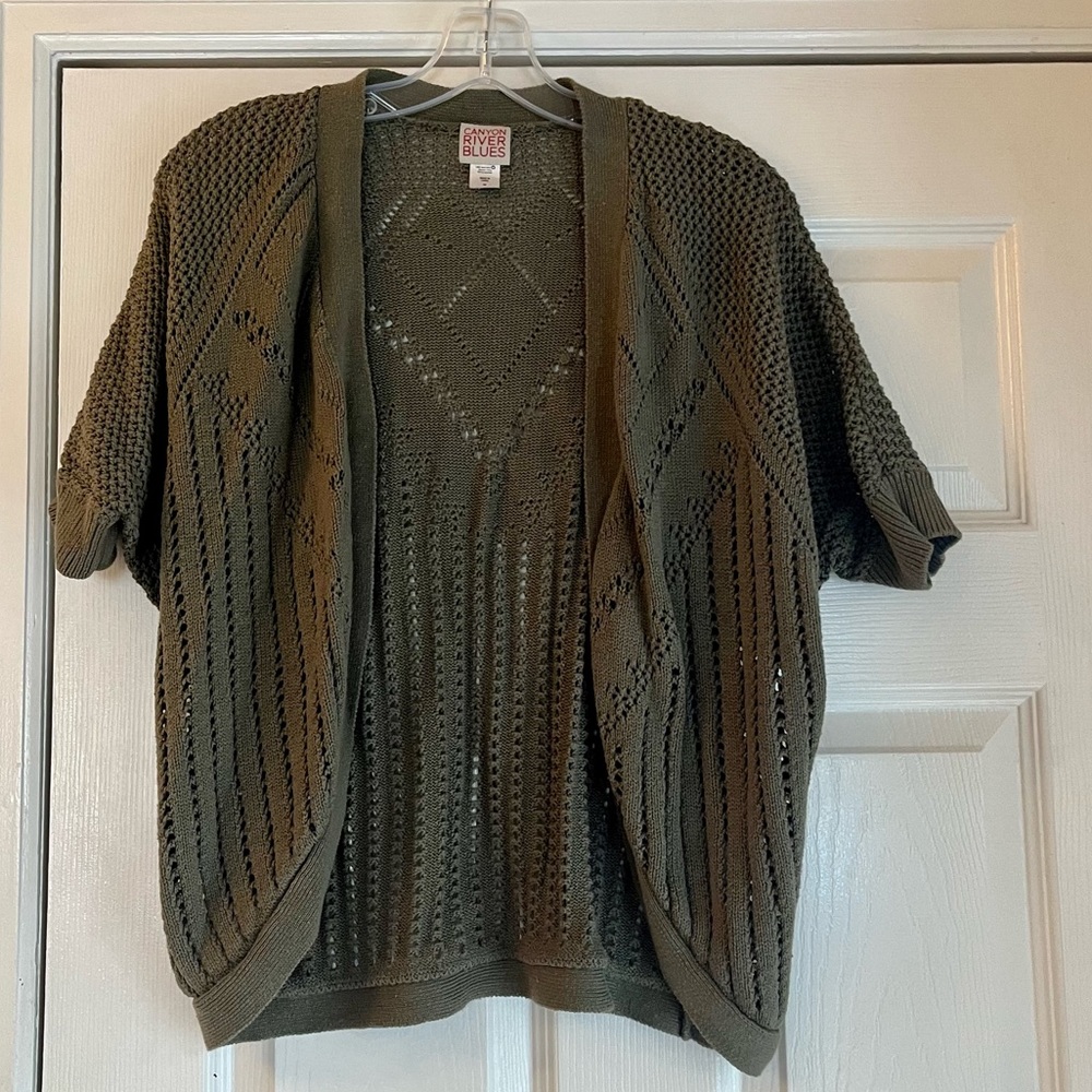 Canyon River Blues Green open Sweater
